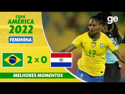 Gols e lances de Brasil x Paraguai