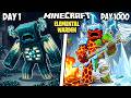 I Survived 1000 Days As An ELEMENTAL WARDEN In Minecraft