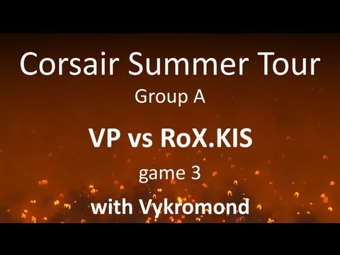 Corsair Summer Tournament - Group A - RoX.KIS vs VP, game 3 / Vykromond - Dota 2