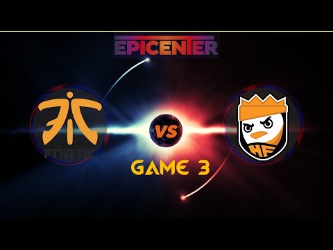 Fnatic vs HappyFeet (Game 3) | EPICENTER 2017 SEA Qualifier