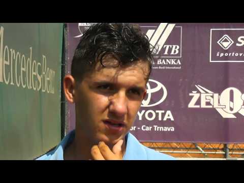 EMPIRE Futures Trnava 2014: 1. kolo kvalifikácie, Ondrej Chamraz - Grynkowski 0:6, 2:6, rozhovor