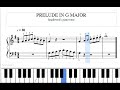 PRELUDE IN G MAJOR FROM SMALLWOOD