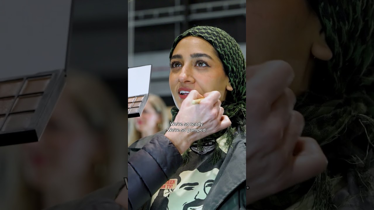 Creators got a taste of the action on The Running Man set.