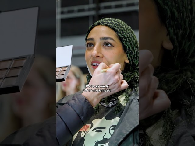 Creators got a taste of the action on The Running Man set.