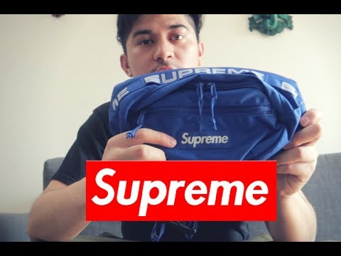 Unboxing Supreme SS18 fanny pack and Backpack