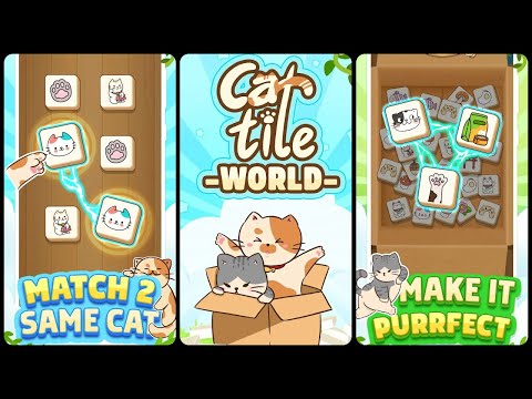 Cat Tile World: Purrfect Match Game | Gameplay Android & Apk - YouTube
