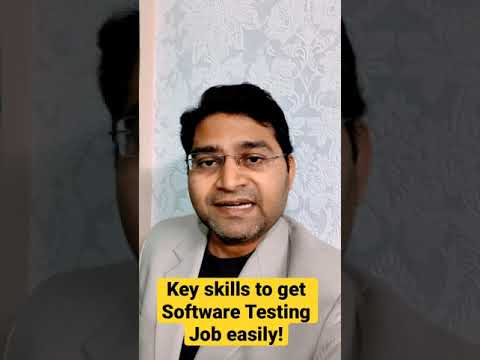 Key Skills to get Software Testing Job Easily shorts softwaretestingmentor