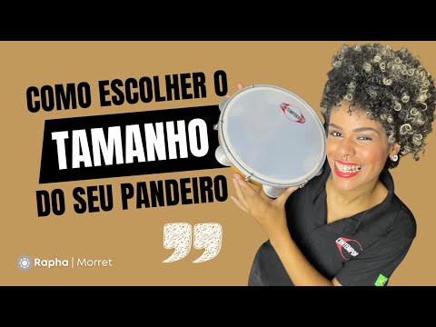 Como escolher a polegada do pandeiro? | Rapha Morret #tutorial