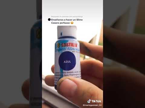 como hacer slime casero