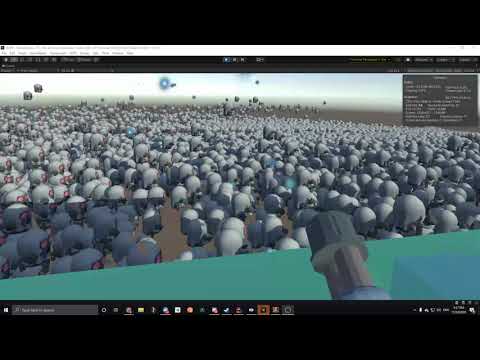 Rendering 10000 enemies using DOTS in VR