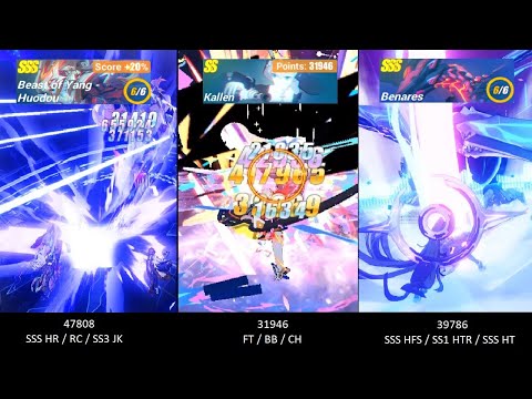 [HI3 SEA] EX MA: SSS Huodou +20% 47808 / SSS Benares 39786 / Kallen 31946