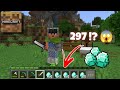 Minecraft Trial How To Get 297 DIAMONDS