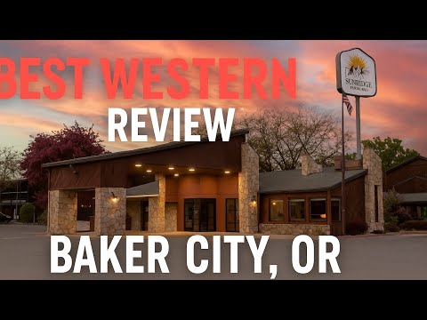 Best Western Sunridge Inn Baker City Oregon | Hotel Review & Room Tour #BestWestern #BakerCity 