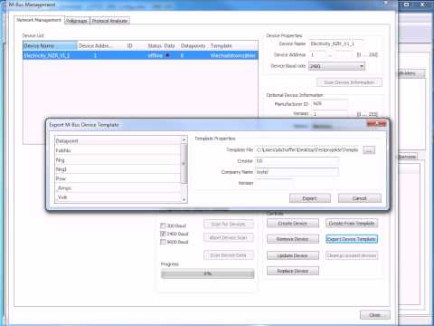 LOYTEC L-INX Configurator - How to create and use M-Bus device templates [L002]