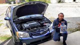 Kia Spectra Ex 2004-2009 Spark Plug Replacement! 2005 kia spectra ex Sedan 4-Door 2.0L