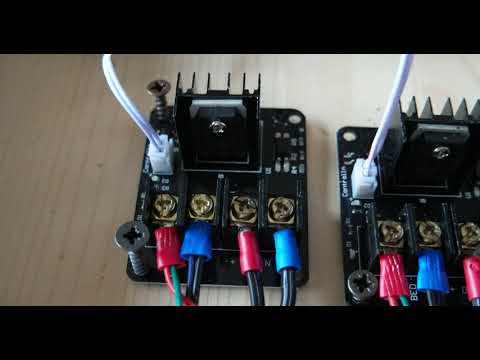 SKR Pro v1.1 and Mosfet module connection for Heat Bed / Heater Resistance