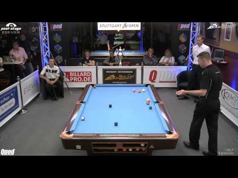 Stuttgart Open 2013, 12 Sebastian Staab vs Dirk Patz, 10-Ball, Pool-Billard, Cue Sports