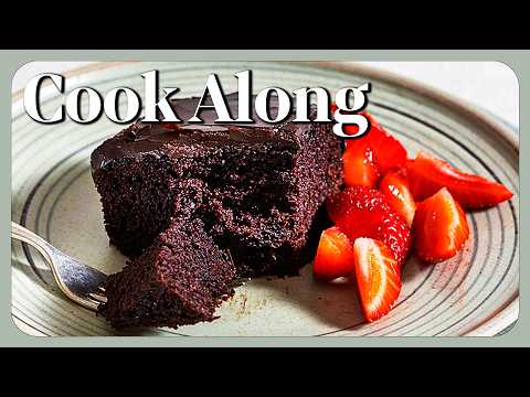 Easiest Chocolate Cake Recipe (and Vegan, Too!) | Cook Along with Anna