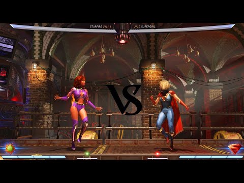 Injustice 2 : Starfire Vs Supergirl - (Very Hard)