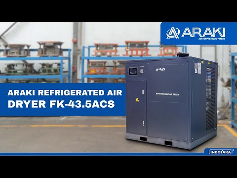 ARAKI REFRIGERATED AIR DRYER FK-43.5ACS -  PENGERING UDARA KOMPRESOR TERBAIK !!