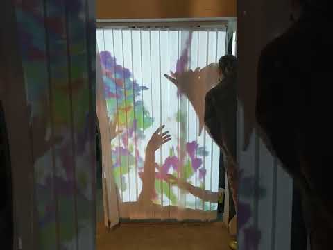 Tendrils, Unit31 Unfolded exhibition, blinds play, interactive AV ~ project @ epok.tech, Unit31