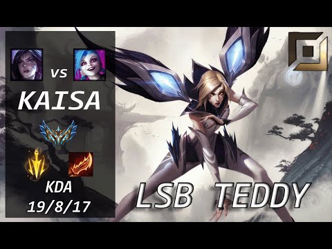 【LSB Teddy】 KAISA vs JINX - KR Challenger Patch 13.10