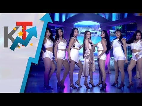 Donnalyn Bartolome blazes the "It's Showtime" stage alongside Sexbomb NewGen