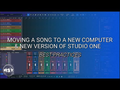 Studio One  - Moving Songs To A New Computer & Version Of Studio One - Home Studio Trainer