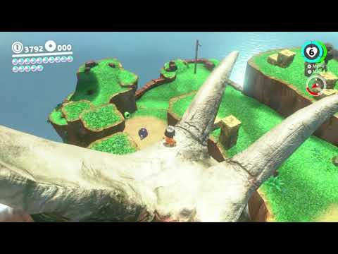 Super Mario Odyssey All Power Moons and Regional Coins: Post Game Cascade Kingdom