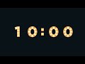 10 MINUTE TIMER 🔔 Gentle Alarm [Ultra HD 4K]