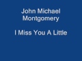 John Michael Montgomery - I miss You A Little