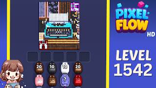 Pixel Flow Level 1542 Solution Walkthrough