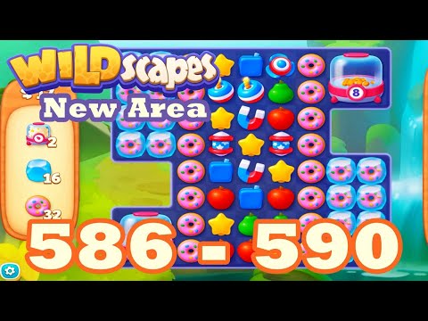 Wildscapes: New Acres Level 586 - 590 HD | 3 match | android | 587 | 588 | 589 | IOS【GameGo Game】