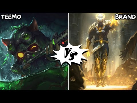 This matchup is weird | Teemo vs Brand Top Lane!