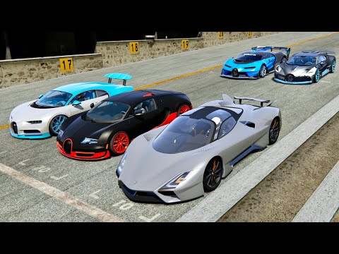SCC Tuatara vs Bugatti Supercars - Highlands