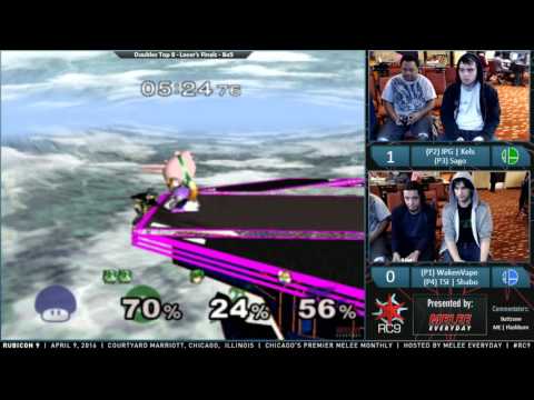 Rubicon 9 - IPG | Kels & Sago vs. TSI | Shabo & WakenVape - SSBM - Doubles Loser's Finals