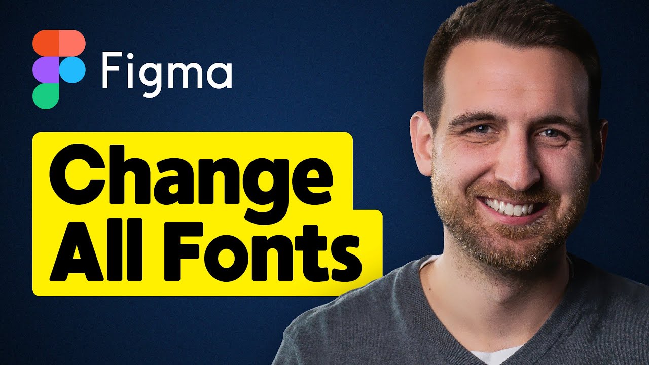 How to Change All Fonts at Once in Figma