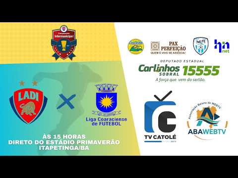 INTERMUNICIPAL 2026 - ITAPETINGA X COARACI - 6ª RODADA 20/09/26