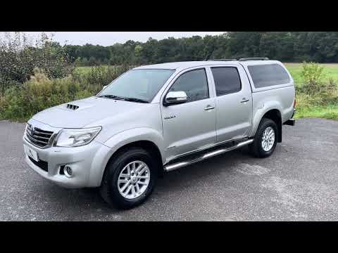 2012 Toyota Hilux Invincible 4x4 Double Cab Pick Up Truck 3.0 D 170 BHP 5 Speed Manual SK62GAU