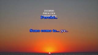 Zucchero - Porca l&#39;oca  - karaoke nibo