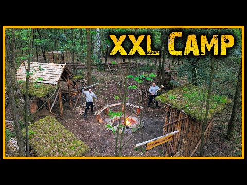 Bushcraft Camp [S05/E23] Mauern bauen und lecker kochen - Bushcraft Survival Outdoor
