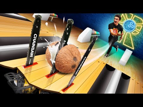 Chainsaw Bowling Challenge! Video