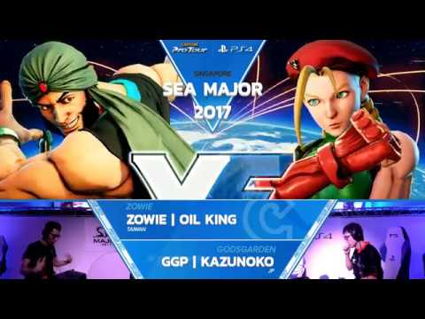 SFV: Zowie | Oil King vs GGP | Kazunoko - SEAM 2017 Top 8 - CPT 2017
