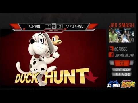 Jax Smash Weekly 4/28/16 - Tachyon(Pikachu,Duck Hunt) Vs. Afmbot(DK) WF