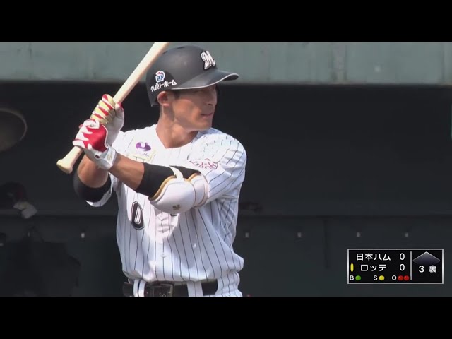 【ファーム】マリーンズ・荻野貴 実戦復帰1試合目からホームラン!! 2019/9/11 M-F(ファーム)