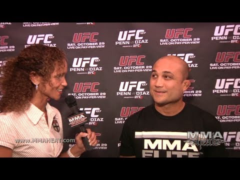 UFC 137's BJ Penn on Nick Diaz, MMA Love/Hate + Fish Tacos