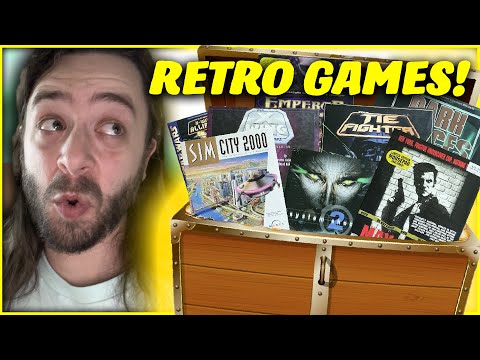 UNBOXING RETRO BIG BOX PC CLASSICS! 15+ GAMES