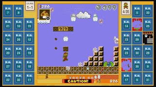 1位を目指せ！35人のマリオが戦って最後まで生き残る『 スーパーマリオブラザーズ35 』