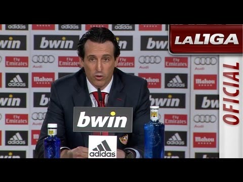 Rueda de prensa de Unai Emery tras el  Real Madrid (4-1) Sevilla FC - HD