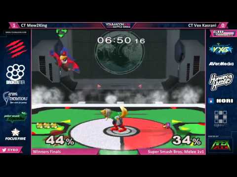 YBO 2012 Melee - CT Mew2King vs CT Vex Kasrani - Winners Finals